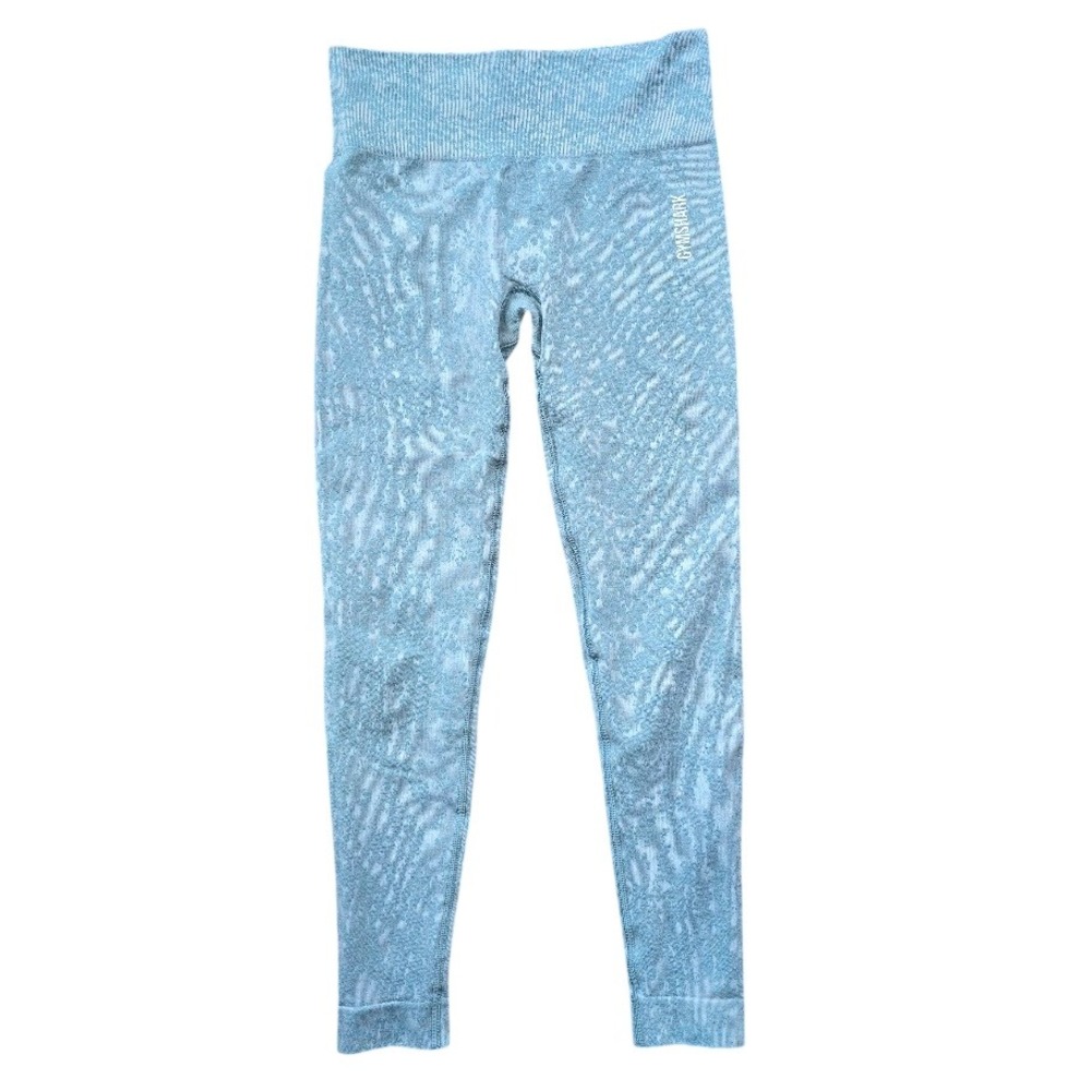 Gymshark Adapt Animal Seamless Leggings Women Small Blue Leopard Gymcore Fitness